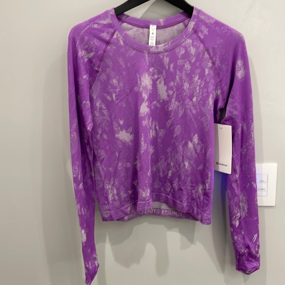 Lululemon Swiftly Tech Long Sleeve 2.0 swmm/ftlv lululemon size 10 new - Picture 6 of 7